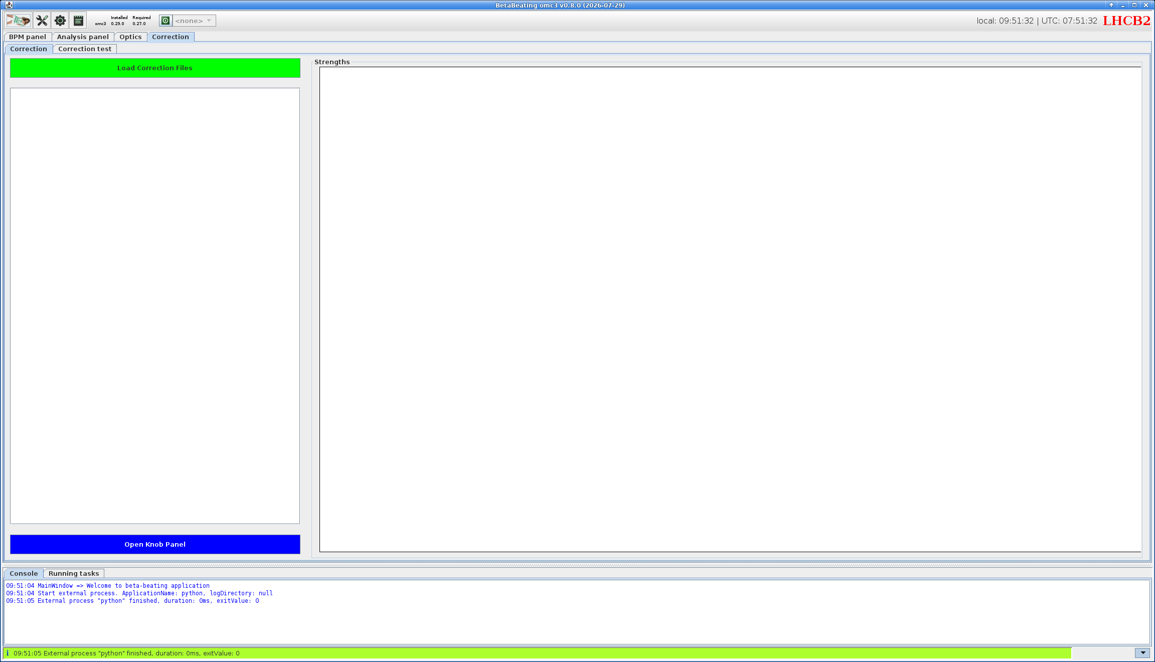 Correction Panel Default Look