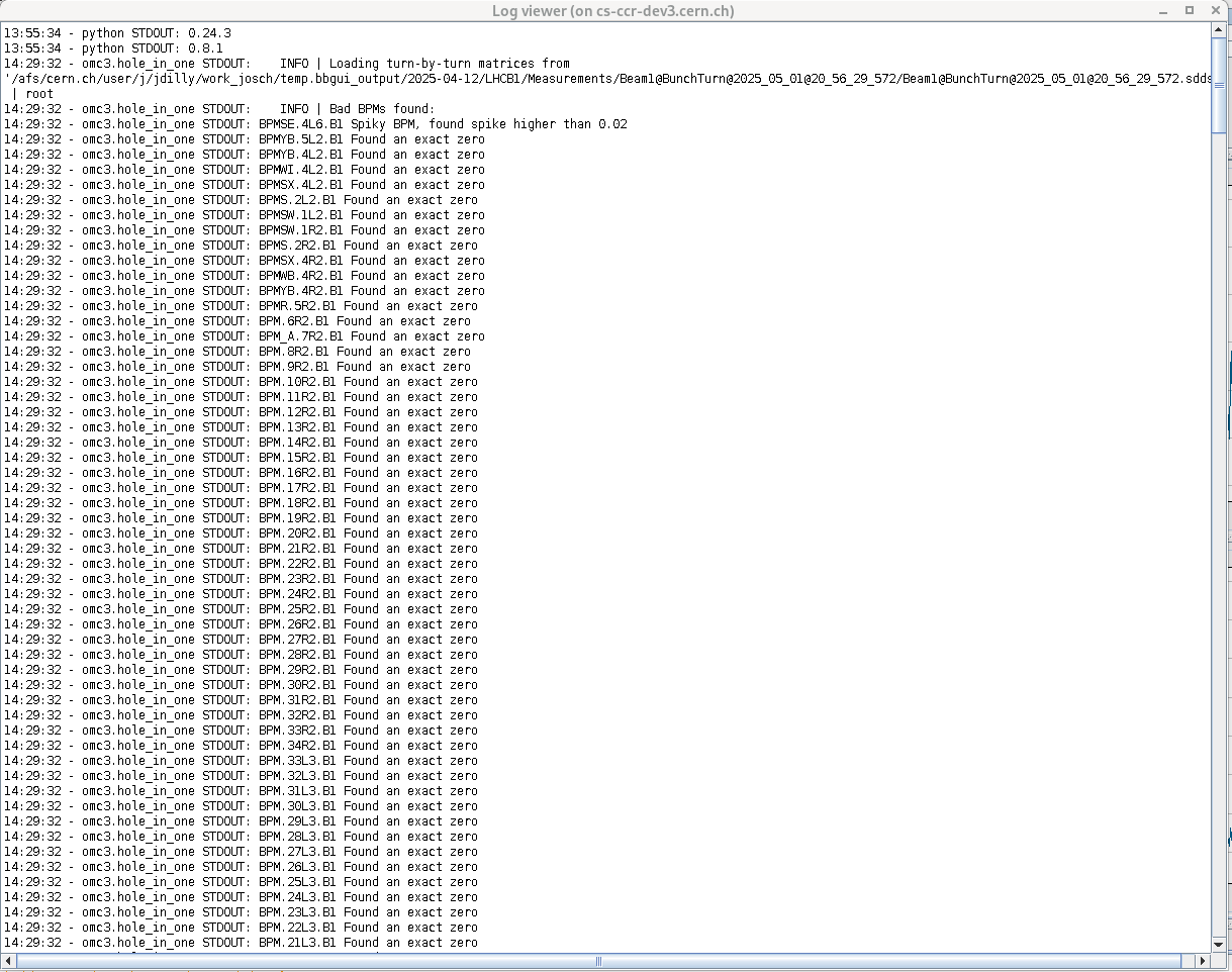 Log Viewer.