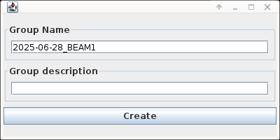Create New Group Dialog
